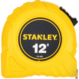 Tape Measure, 1/2" x 12', Imperial Graduations