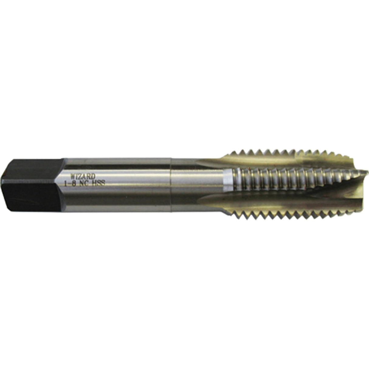 Bright Wizard Spiral Point Machine Tap, 7/16"-14 Thread, 3-5/32" L