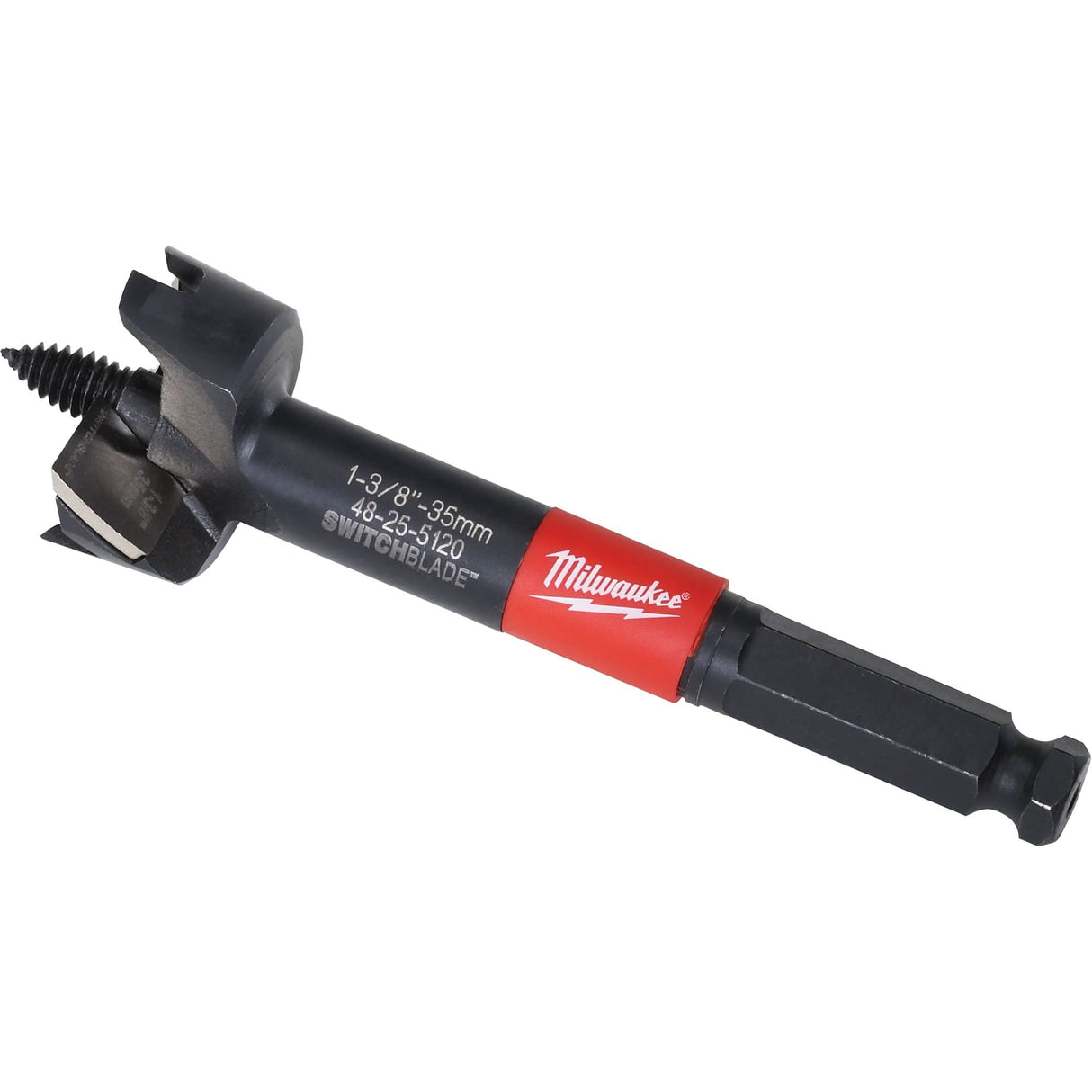 Switchblade™ Self-Feed Bits, 1-3/8", 7/16" Hex Shank