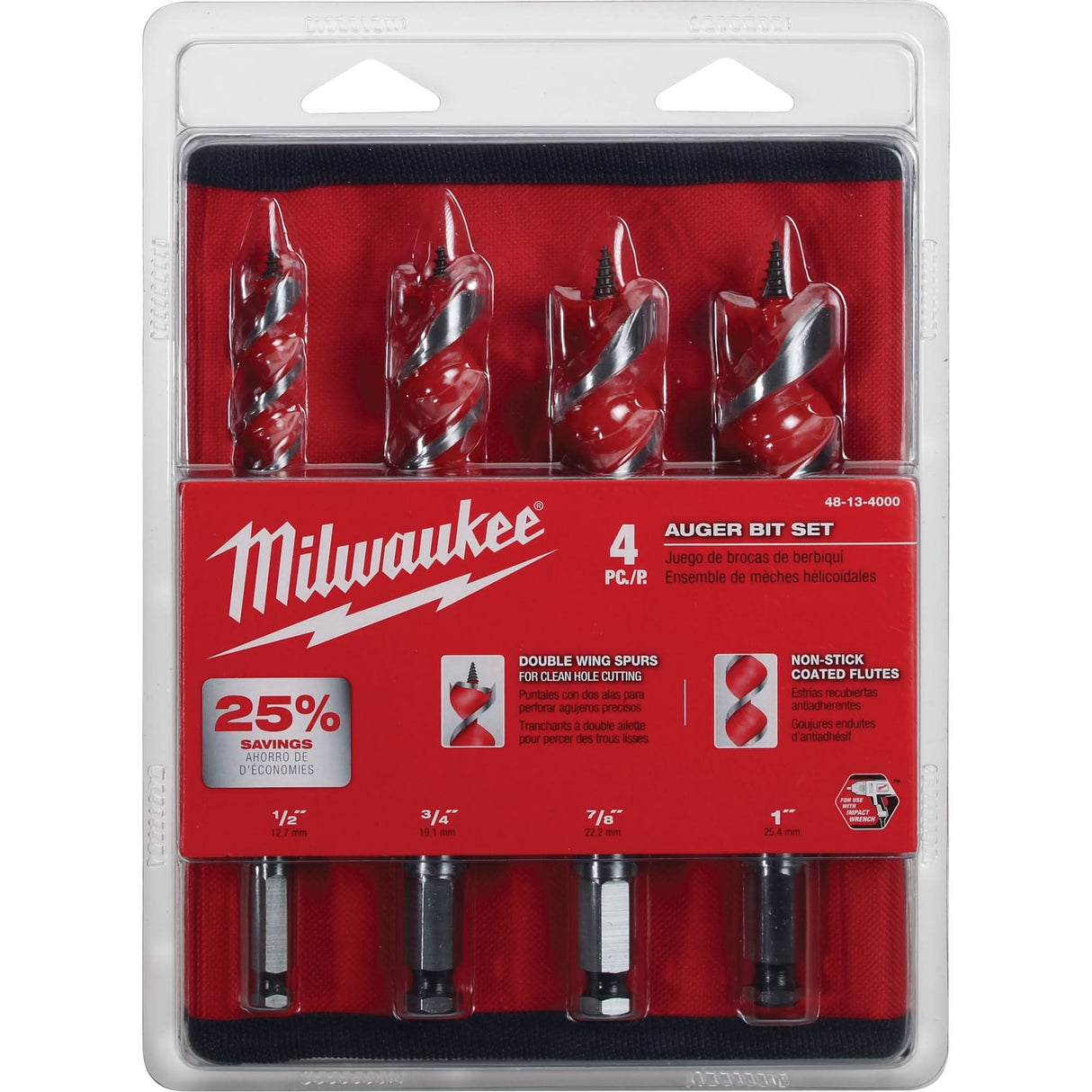 Auger Sets, 4 Pieces