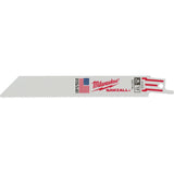 Sawzall® Reciprocating Saw Blades, Bi-Metal, 14 TPI, 6" L x 3/4" W
