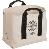 Heavy-Duty 17" Tool Bag, Canvas, 1 Pockets, Beige/Black