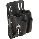 Tool Pouch, Multiple Tool Holder, Leather, 8 Pockets