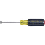 Nut Drivers - 3" Shafts, 1/4" Drive, 6-3/4" L, Magnetic