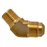 Flare Elbow 45° Forged-tube To Male Pipe, 5/8" x 1/2"