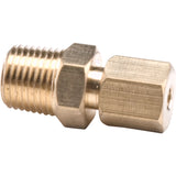 Compression Connectors - Tube to Male Pipe, 1/4" x 1/2"