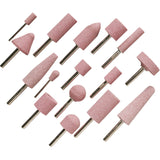 A60R Vitrified Mounted Points, A12, Aluminum Oxide, 11/16" Dia., 1-1/4" L, 60 Grit