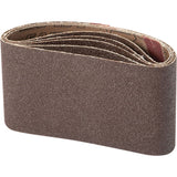 Portable Abrasive Belt, 3" W x 21" L, Aluminum Oxide, 100 Grit