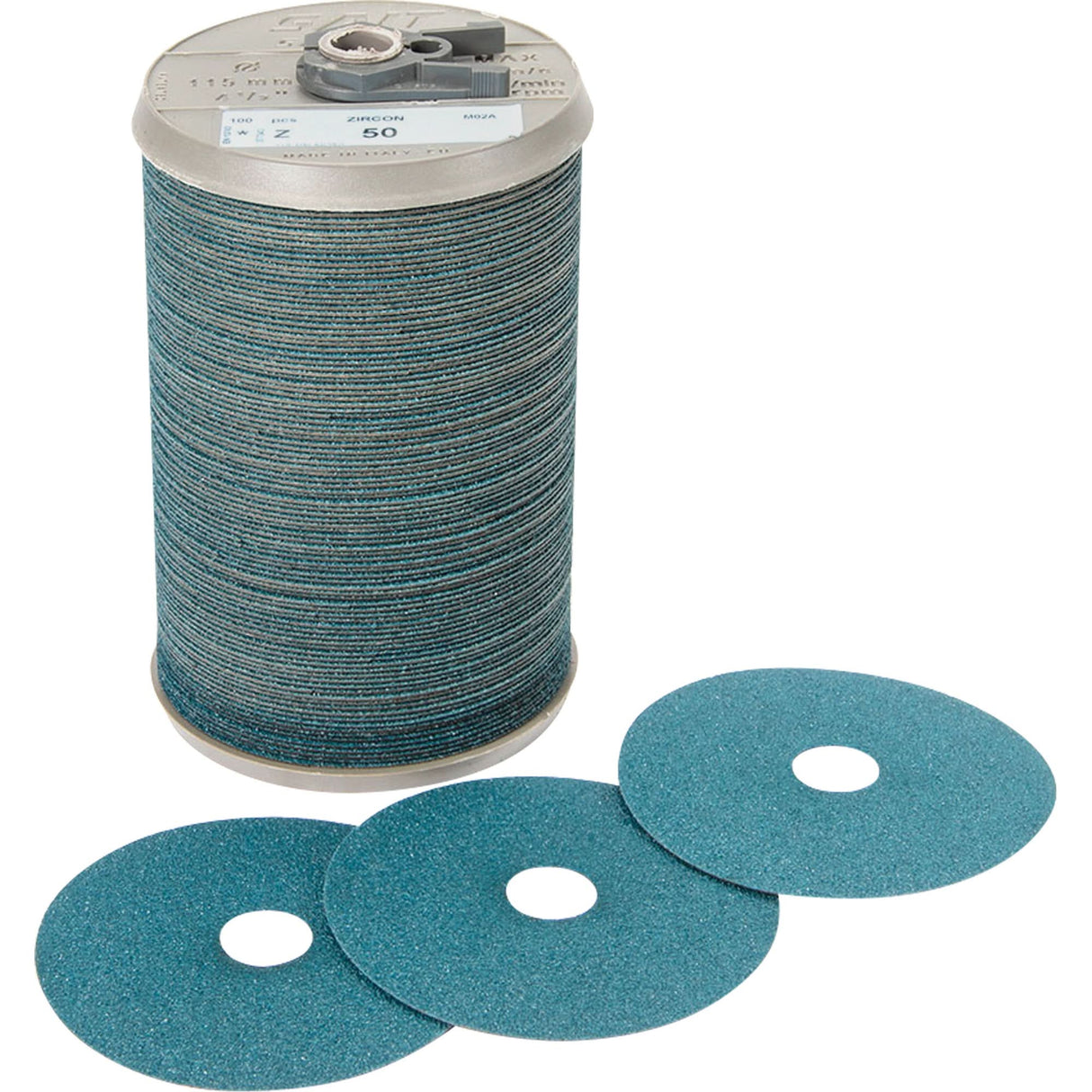 Blue Line™ Aggressive Grinding Fibre Disc, Zirconium, 36, 7" Dia x 7/8" Arbor