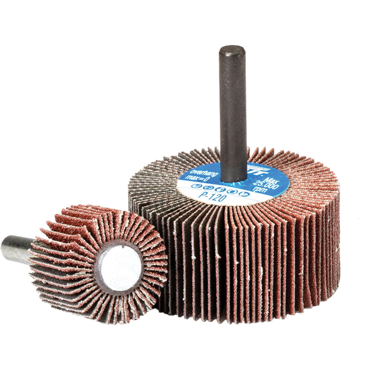 Flap Wheel, Aluminum Oxide, 180 Grit, 3" x 1" x 1/4"