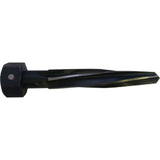 Aligning Reamer, 11/16", Spiral Flute, High Speed Steel, Straight Shank