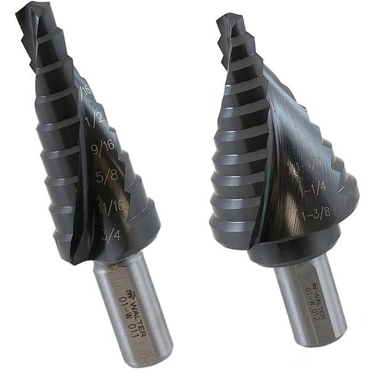 Multi-Step Drill Bit Set, 3 Pieces, High Speed Steel
