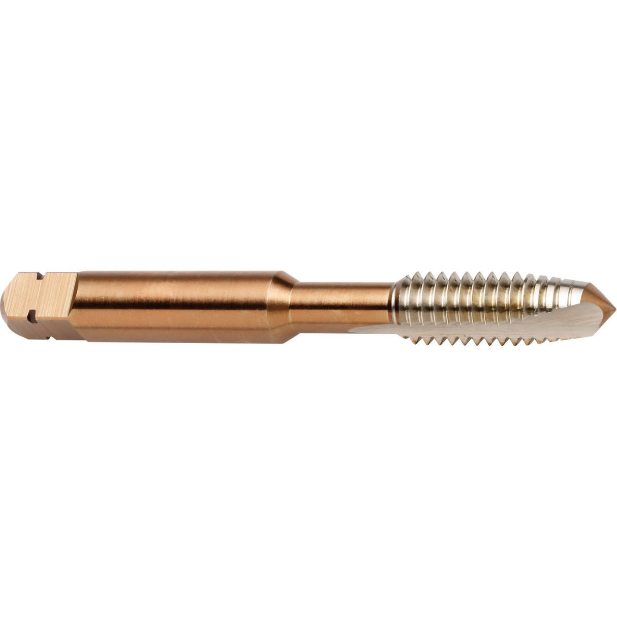 Spiral Point Tap, High Speed Cobalt, 5/16"-18 Thread, 2-23/32" L