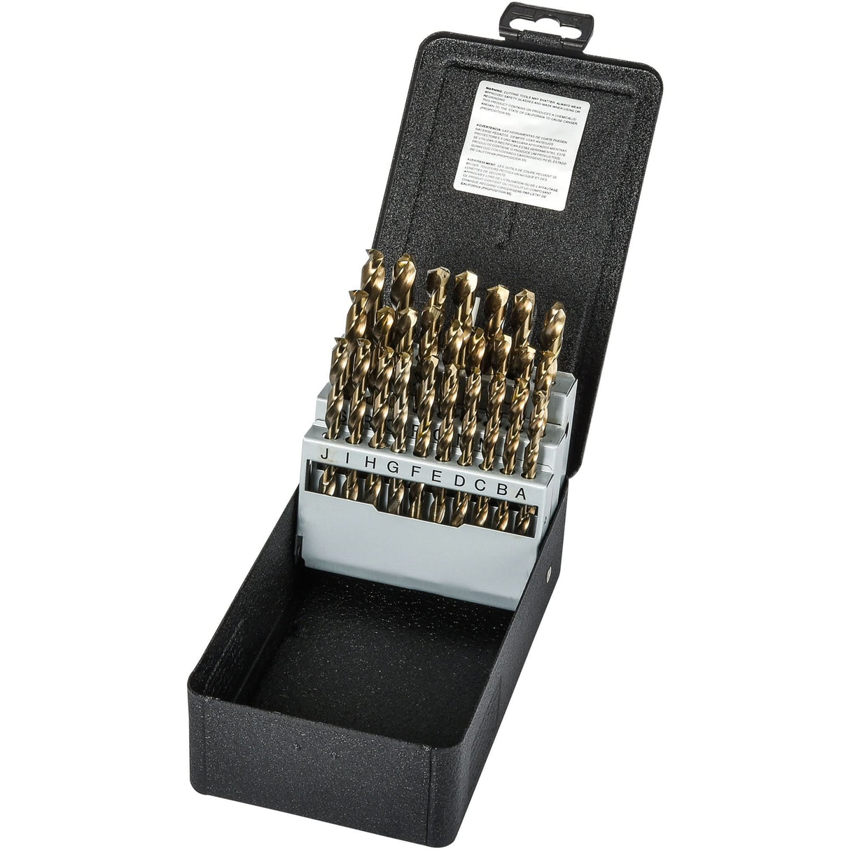 Jobber Length Drill Bit Set, 26 Pieces, High Speed Cobalt