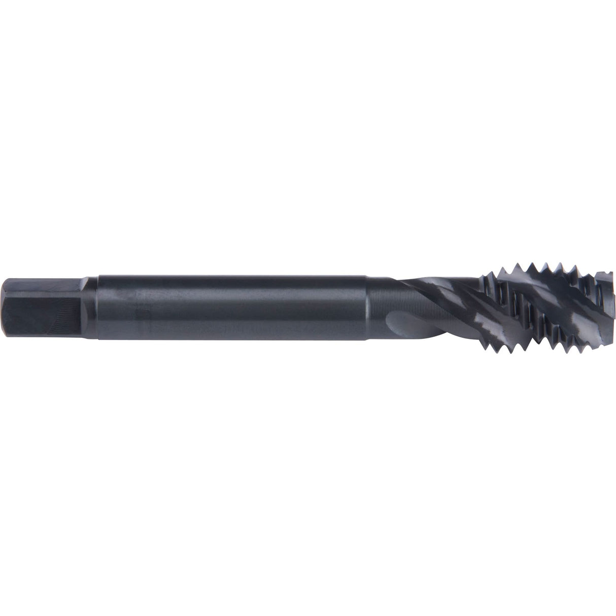 45° Spiral Flute Tap, High Speed Cobalt, 9/16"-18 Thread, 3-19/32" L