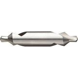 Combined Drill & Countersink, #3, 0.1094" Small Diameter, 1/4" Large Diameter, High Speed Steel