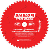 Circular Saw Blade, 10", 50 Teeth, Metal Use