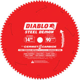 Circular Saw Blade, 14", 90 Teeth, Metal Use