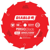 Circular Saw Blade, 10", 12 Teeth, Laminate Use