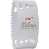 Hole Dozer™ Carbide Hole Saw, 4-1/4", 1-5/8" Depth of Cut, Carbide
