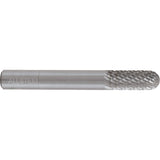AllSteel™ Cylindrical Round Nose Shape Carbide Burr, SC-3, 3/8" Dia., 3/4" Depth of Cut
