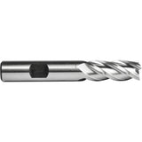 C618 End Mill, 1" Dia., 4 Flutes, High Speed Cobalt
