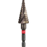 #3 Shockwave™ Impact Duty™ Step Drill Bit, 3/16" - 3/4" , 1/16" Increments, Titanium