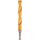 Shockwave™ Drill Bit, 1/2", Titanium, 3-21/64 Flute, 135° Point