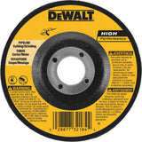 High Performance Pipeline Wheel, 5" x 1/8", 7/8" Arbor, Aluminum Oxide, Type 27