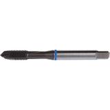 Blue Shark Spiral Point Tap, High Speed Cobalt, 6-32 Thread, 2.205" L