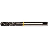 Yellow Shark Spiral Flute Tap, High Speed Cobalt, 1/4"-20 Thread, 3.15" L