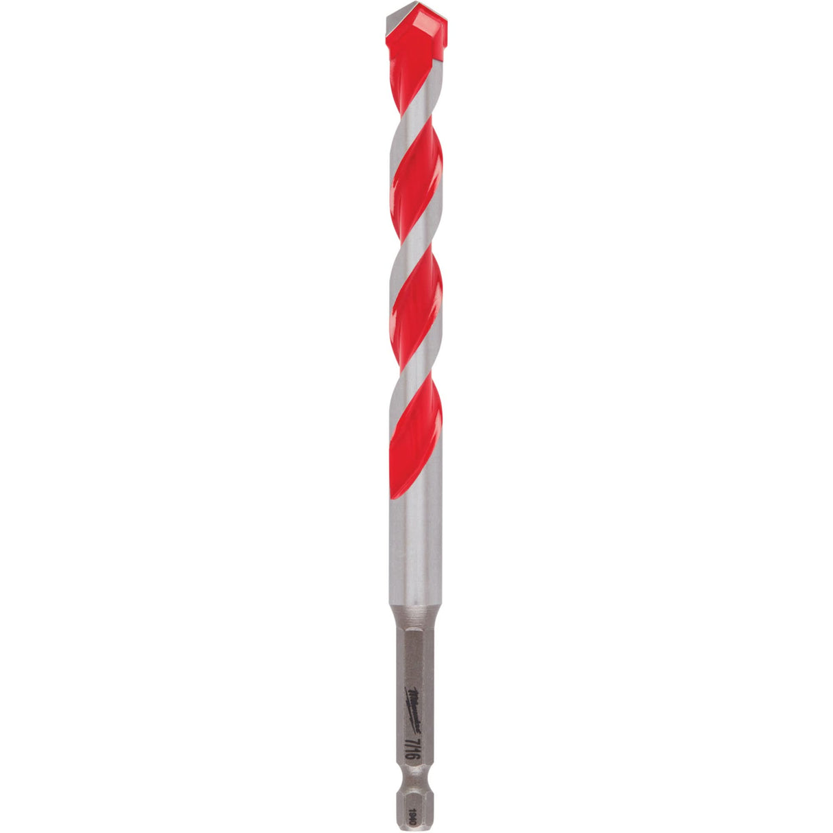 Shockwave™ Reduced Shank Hammer Drill Bit, 7/16", Carbide, 4" Flute