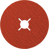 Cerabond X Fibre Disc, Ceramic, 60, 4-1/2" Dia x 7/8" Arbor