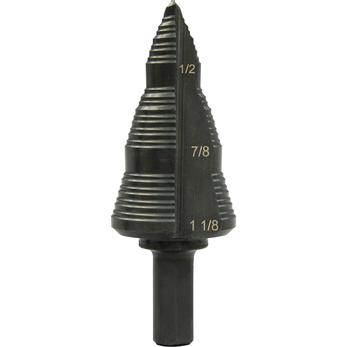 #9 Multi-Hole Step Bit, 3/16" - 1-1/8" , High Speed Steel