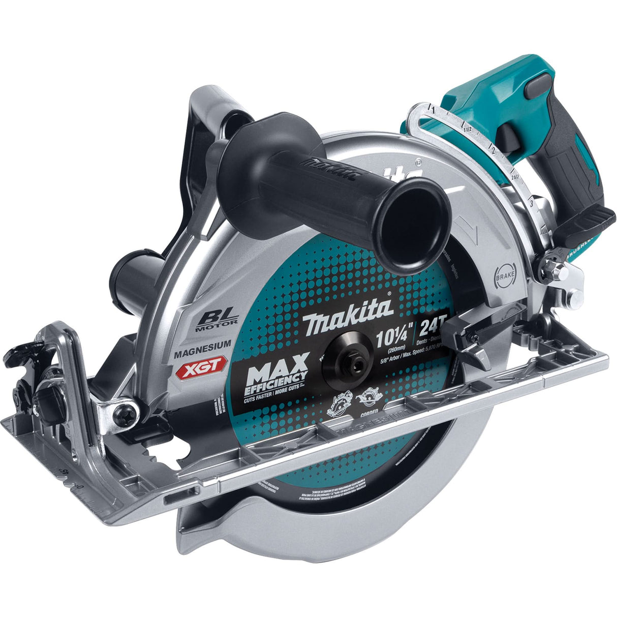 MAX XGT Rear-Handle Circular Saw with Brushless Motor & AWS (Tool Only), 10-1/4", 40 V