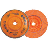 Enduro-Flex Turbo™ Flap Disc, 7" x 5/8"-11, 36/60 Grit