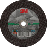 Silver Cut-Off Wheel, 4" x 0.05", 3/8"-24 Arbor, Type 1, Ceramic, 19100 RPM