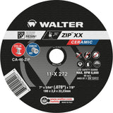Zip™ XX Ceramic Cut-Off Wheel, 7" x 5/64", 7/8" Arbor, Type 1, Ceramic, 8600 RPM