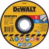 Metal Cut-Off Wheel, 4-1/2" x 0.045", 7/8" Arbor, Aluminum Oxide, Type 1