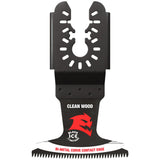 Demo Demon™ 2-1/2" Universal Fit Bi-Metal Oscillating Blade for Clean Wood