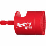 Diamond Max™ Hole Saw Bit, 1-3/8", 1-1/2" Depth of Cut, Diamond