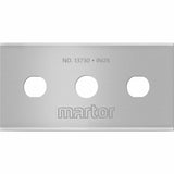 Stainless Steel Industrial Blade with Square Ends, Single Style
