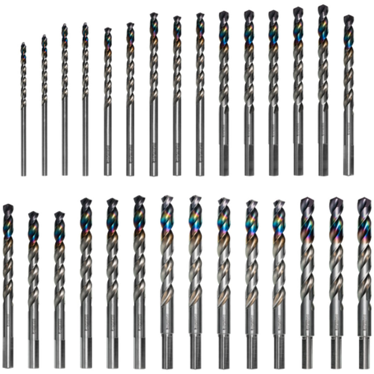 Metal Demon™ Drill Bit Set for Mild, Hardened and Stainless Steels, 29 Pieces