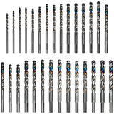 Metal Demon™ Drill Bit Set for Mild, Hardened and Stainless Steels, 29 Pieces