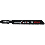 Jigsaw Blade for Hard Tile, Diamond, T-Shank, 3-1/4" L, 30 TPI