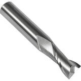 S108 30° Square End Mill, 1/4" Dia., 2-1/2" L, 2 Flutes, 1/4" Shank, Carbide