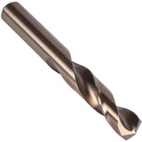 Heavy-Duty Stub Length Drill Bit, 33/64", High Speed Cobalt, 2-3/8" Flute, 135° Point