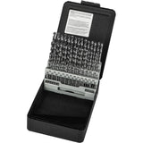 Jobber Length Drill Bit Set, 60 Pieces, High Speed Steel