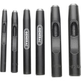 Hollow Steel Punch Set, 6 Pieces