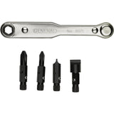 Ratcheting Offset Screwdriver Set, 5 Pcs.